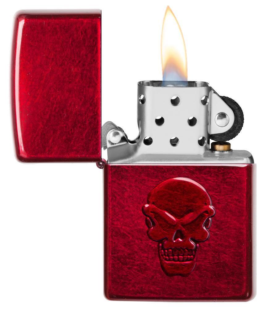 Zippo Doom Candy Apple Red Pocket Lighter Zippo